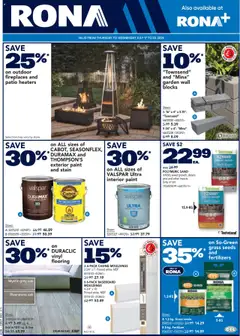 Preview of Rona weekly flyer / circulaire from shop Rona valid from 17.07.2025