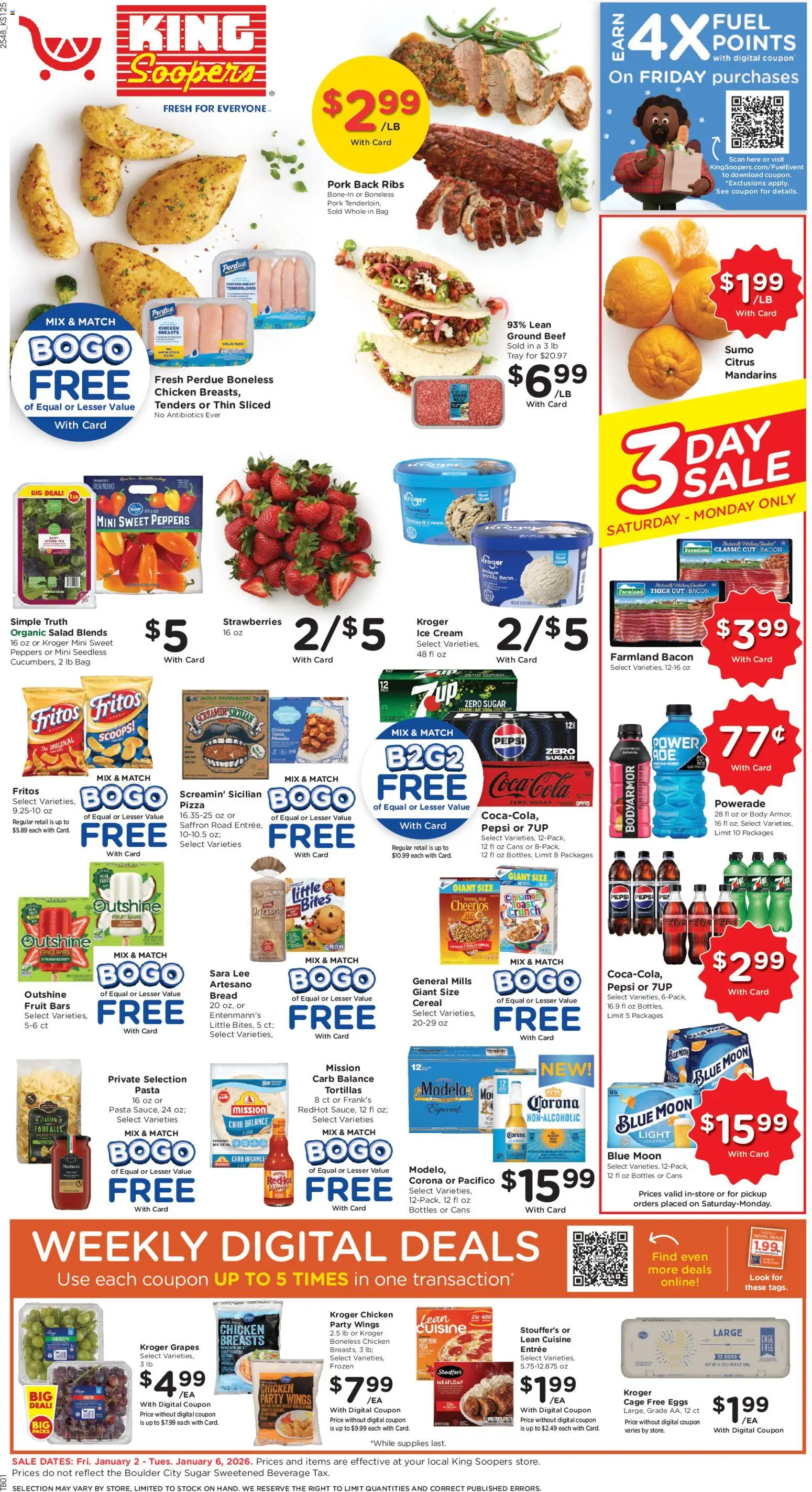 King Soopers Weekly Ad - valid from 02.01.2026 | Page: 1