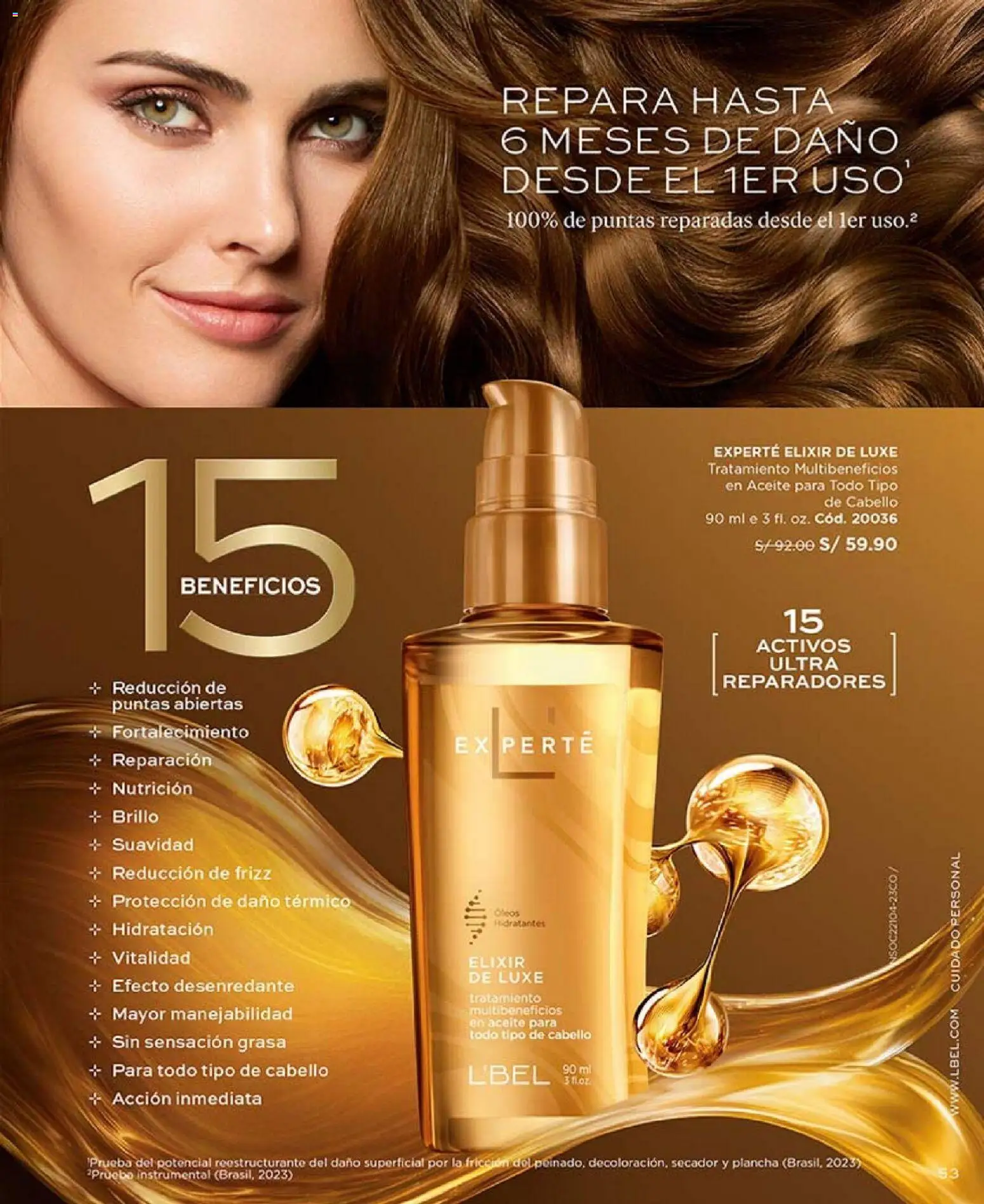 Catálogo L'Bel válido desde 18.12.2025 | Página: 53 | Productos: Aceite