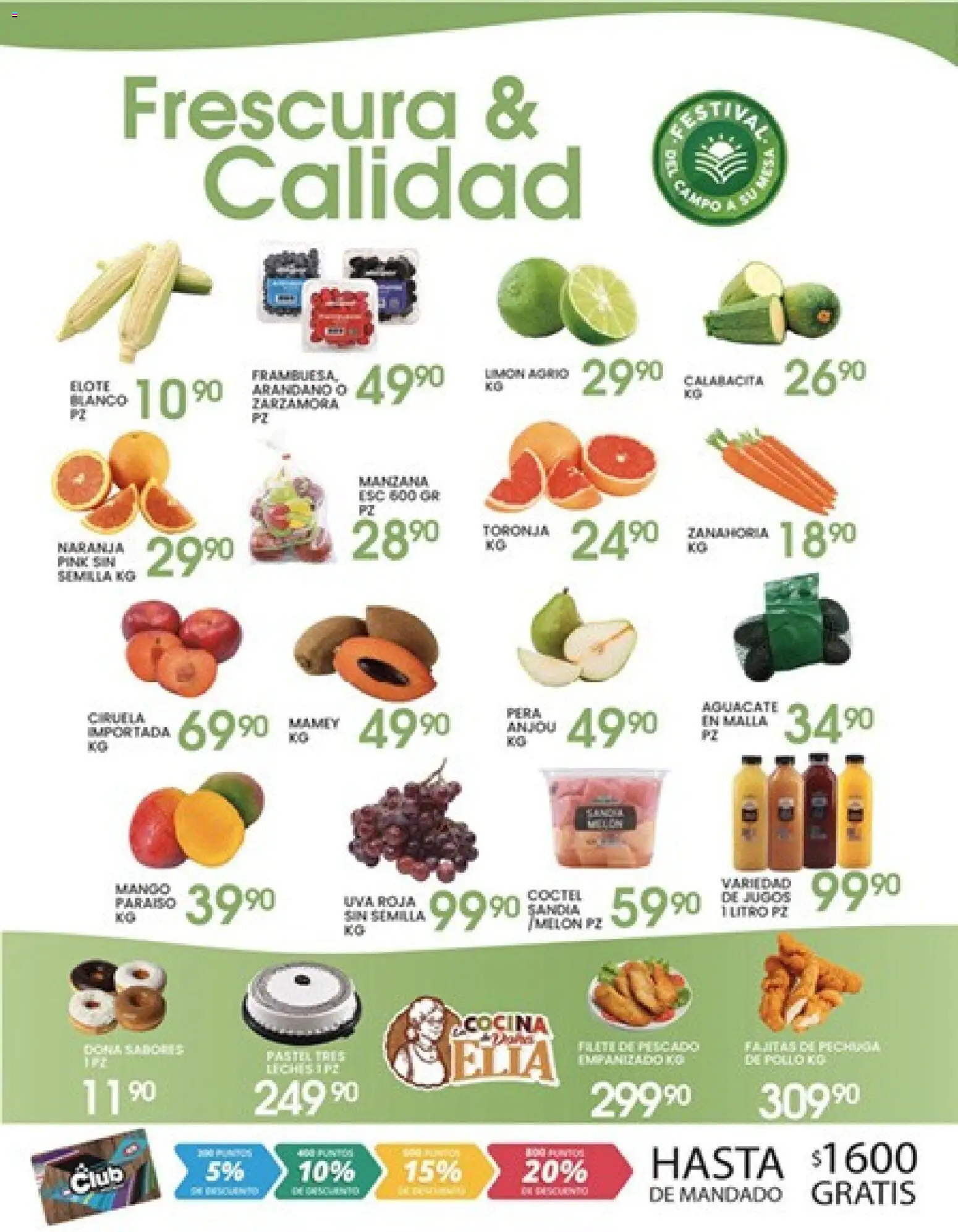 Nuevas ofertas de Alsuper válidas en toda la República Mexicana desde el 14.04.2026. ¡Encuentra las mejores ofertas en Alsuper folleto Saltillo! | Página: 2 | Productos: Sandía, Toronja, Aguacate, Cocina