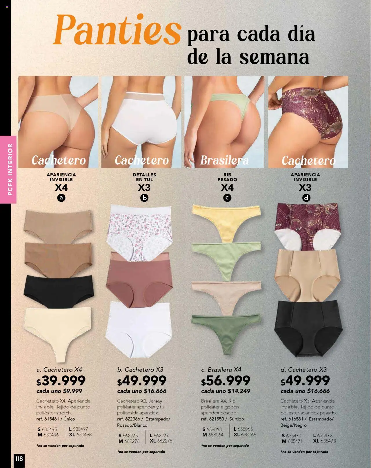Pacifika revista - valida desde el 01.05.2025 | Página: 130 | Productos: Cachetero, Top, Conjunto, Enterizo