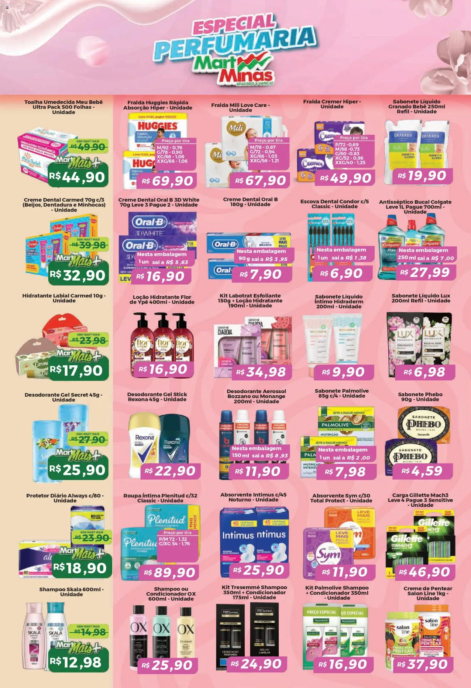 Mart Minas Folheto - válido de 02.01.2026 | Página: 7 | Produtos: Condicionador, Escova, Creme, Sabonete
