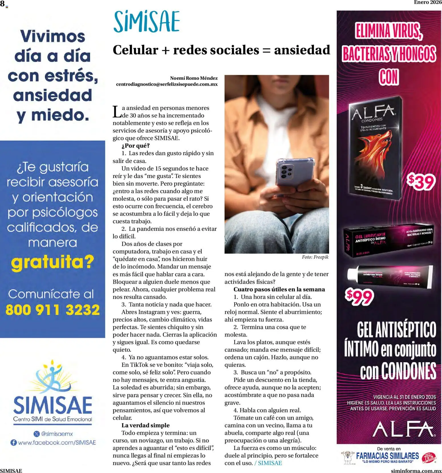 Nuevas ofertas de Farmacias Similares válidas en toda la República Mexicana desde el 01.01.2026. ¡Encuentra las mejores ofertas en Farmacias Similares catálogo! | Página: 8 | Productos: Tomate, Café, Hongos, Reloj