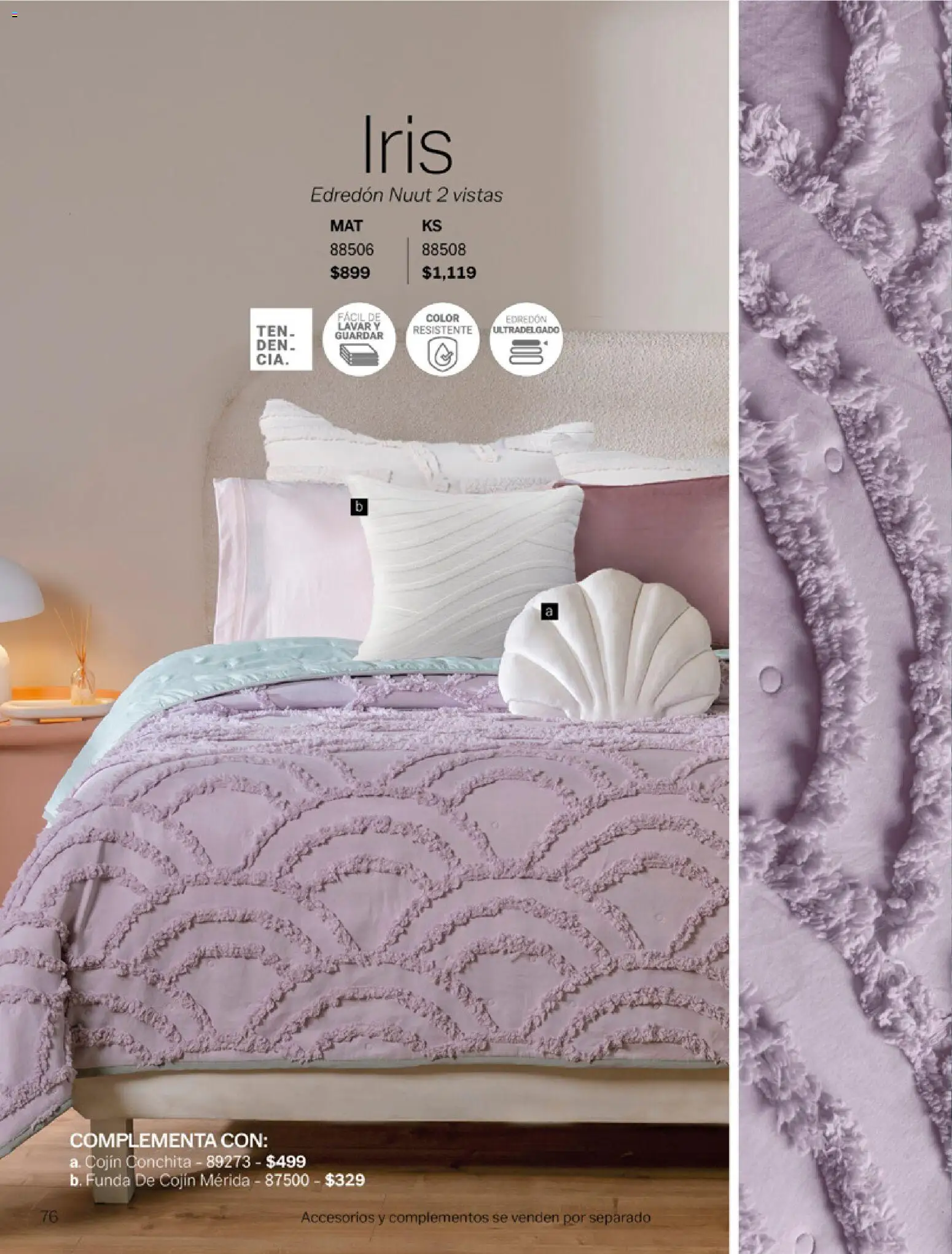 Nuevas ofertas de Vianney válidas en toda la República Mexicana desde el 06.03.2026. ¡Encuentra las mejores ofertas en Vianney catálogo Tu hogar, nuestra pasión! | Página: 78 | Productos: Funda