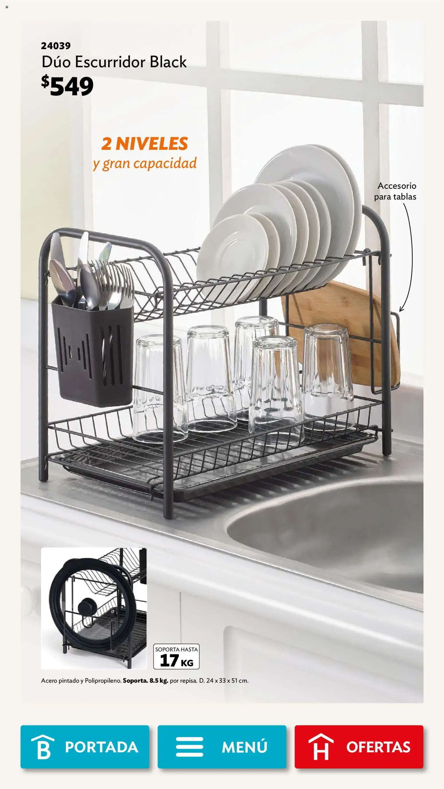 Nuevas ofertas de Betterware válidas en toda la República Mexicana desde el 04.05.2026. ¡Encuentra las mejores ofertas en Betterware campaña 5 2026! | Página: 50 | Productos: Escurridor