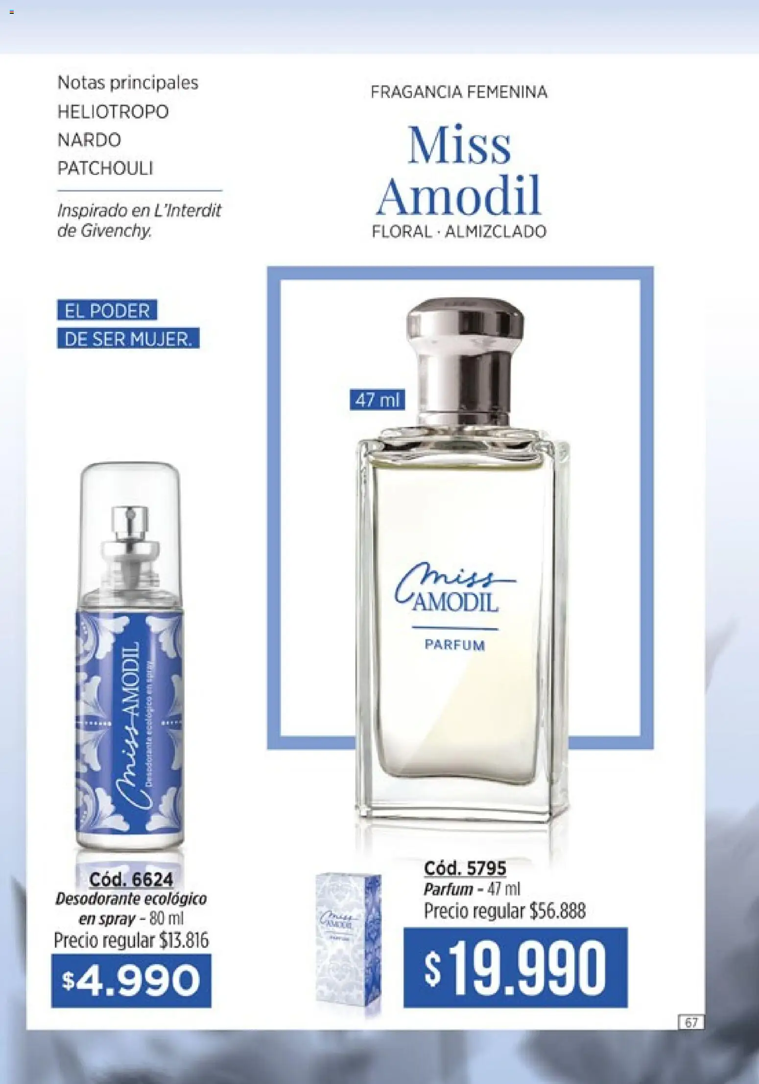 Catálogo Amodil Campaña 5 │ válido desde el 01.03.2026 | Página: 67 | Productos: Fragancia, Desodorante