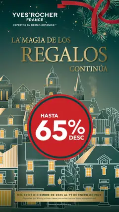 Vista previa de Yves Rocher catálogo La Magia de los Regalos Continúa, nuevo folleto de la tienda, válido en México a partir del 30.12.2025