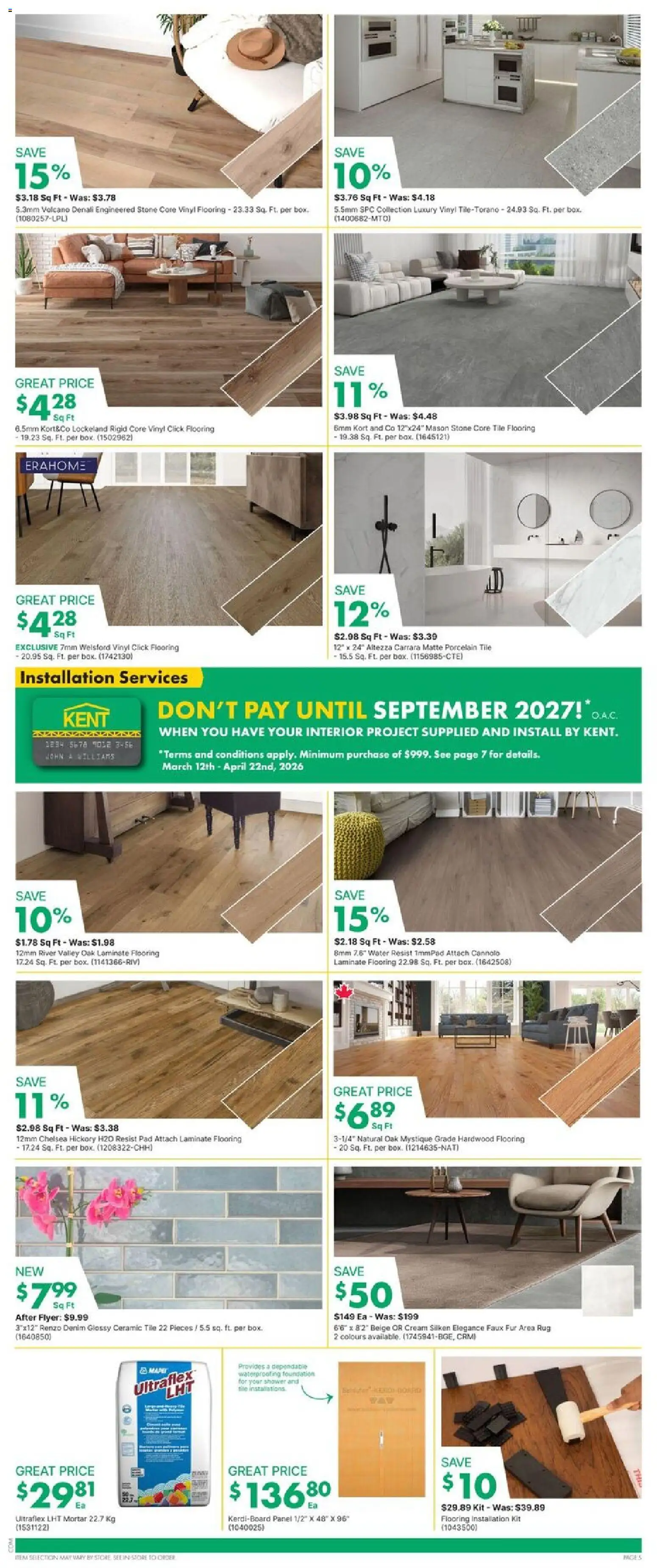 Kent flyer valid from 09.04.2026 | Page: 5 | Products: Cream, Shower