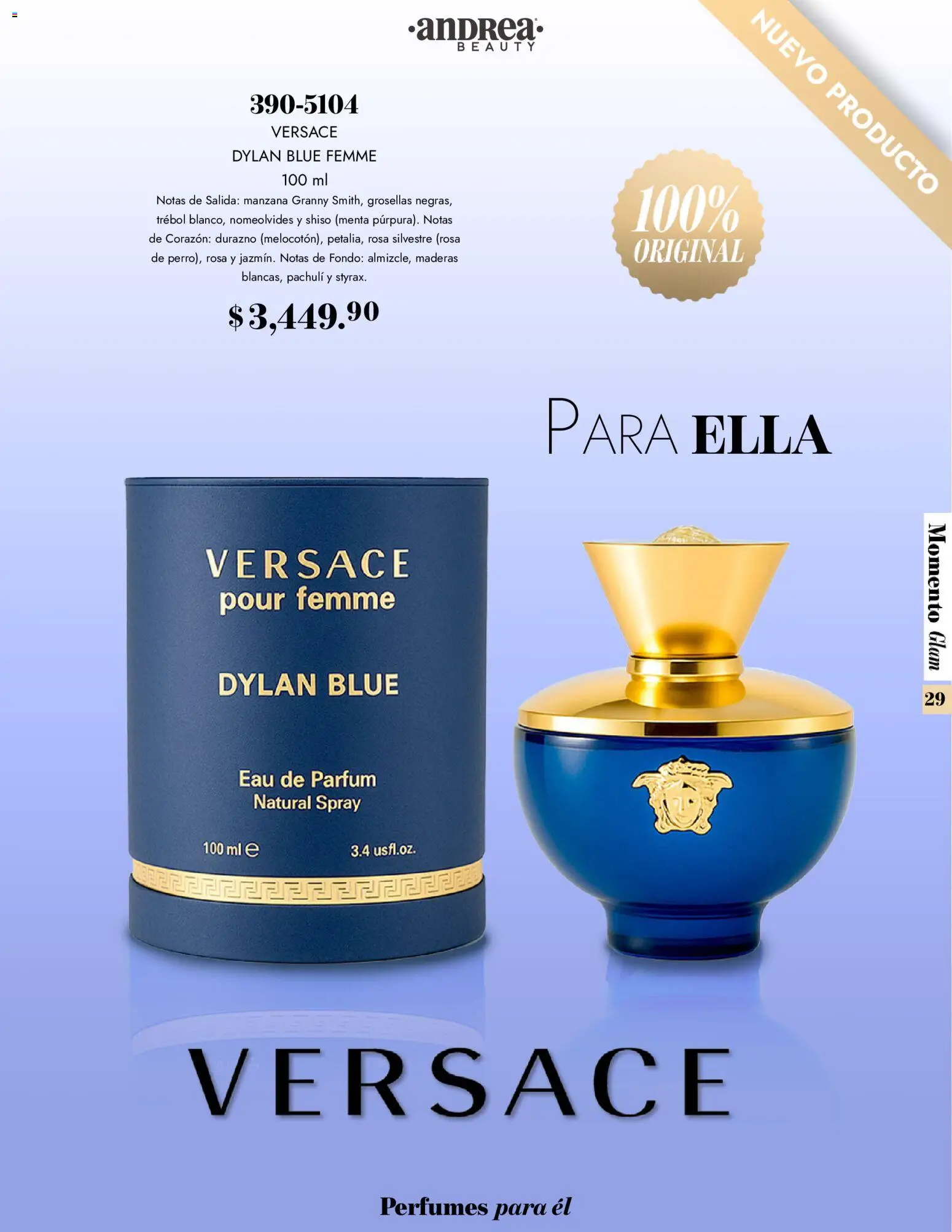 Nuevas ofertas de Andrea válidas en toda la República Mexicana desde el 26.10.2025. ¡Encuentra las mejores ofertas en Andrea catálogo Momento Glam! | Página: 29 | Productos: Durazno, Manzana