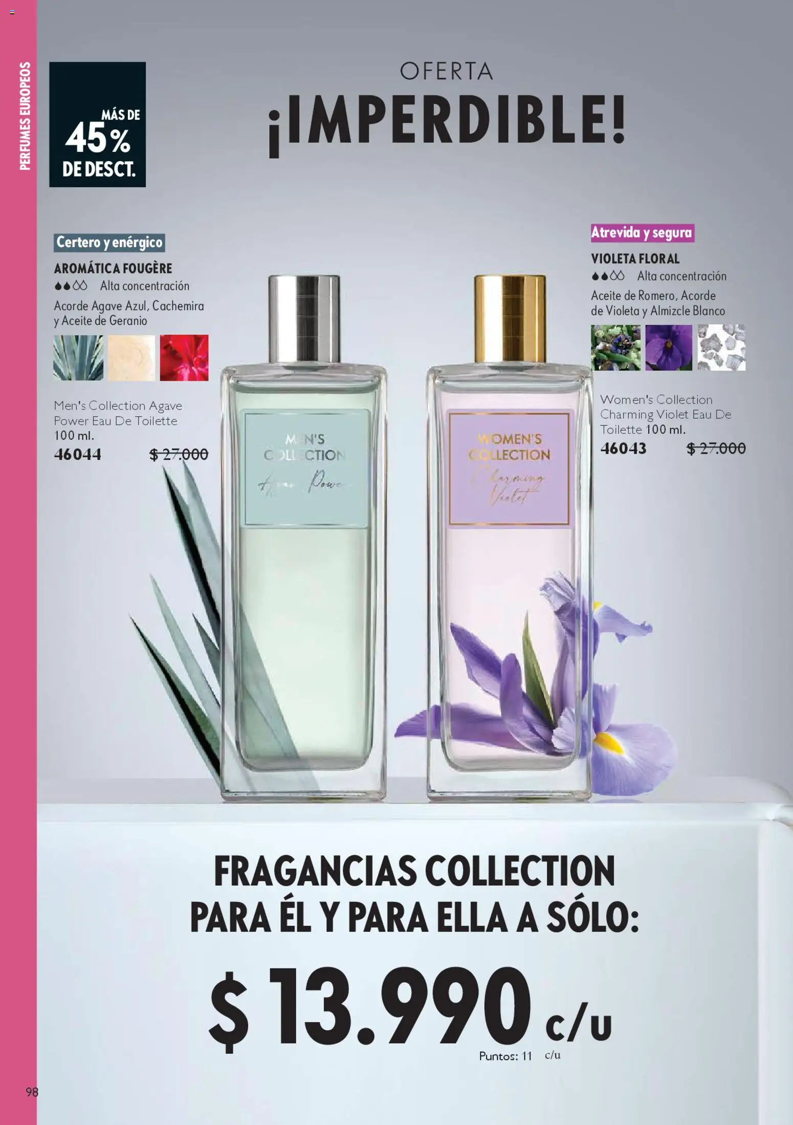Oriflame catálogo │ válido desde el 14.02.2026 | Página: 98 | Productos: Eau de toilette, Aceite