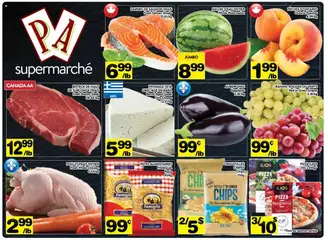 Preview of Pa Supermarché weekly flyer / circulaire from shop Pa Supermarché valid from 11.08.2025