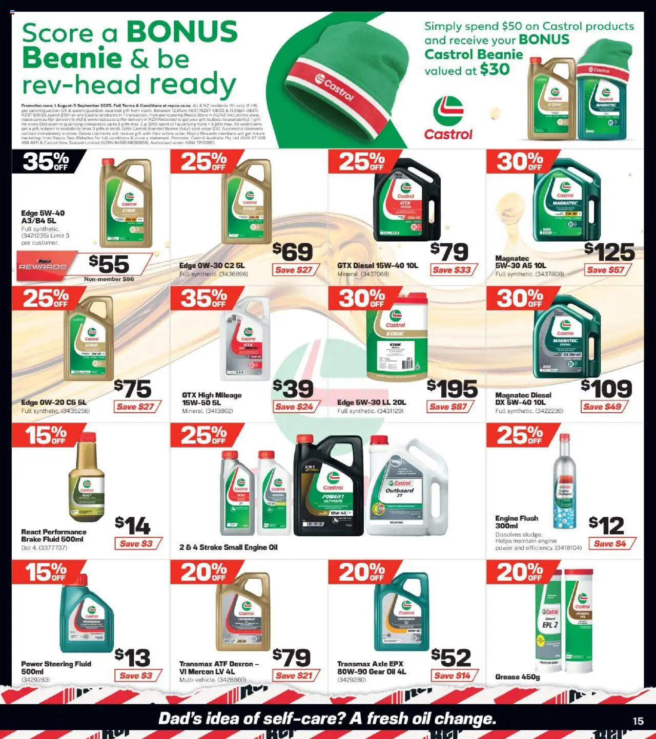 Repco catalogue - valid from 27.08.2025 | Page: 15 | Products: Oil