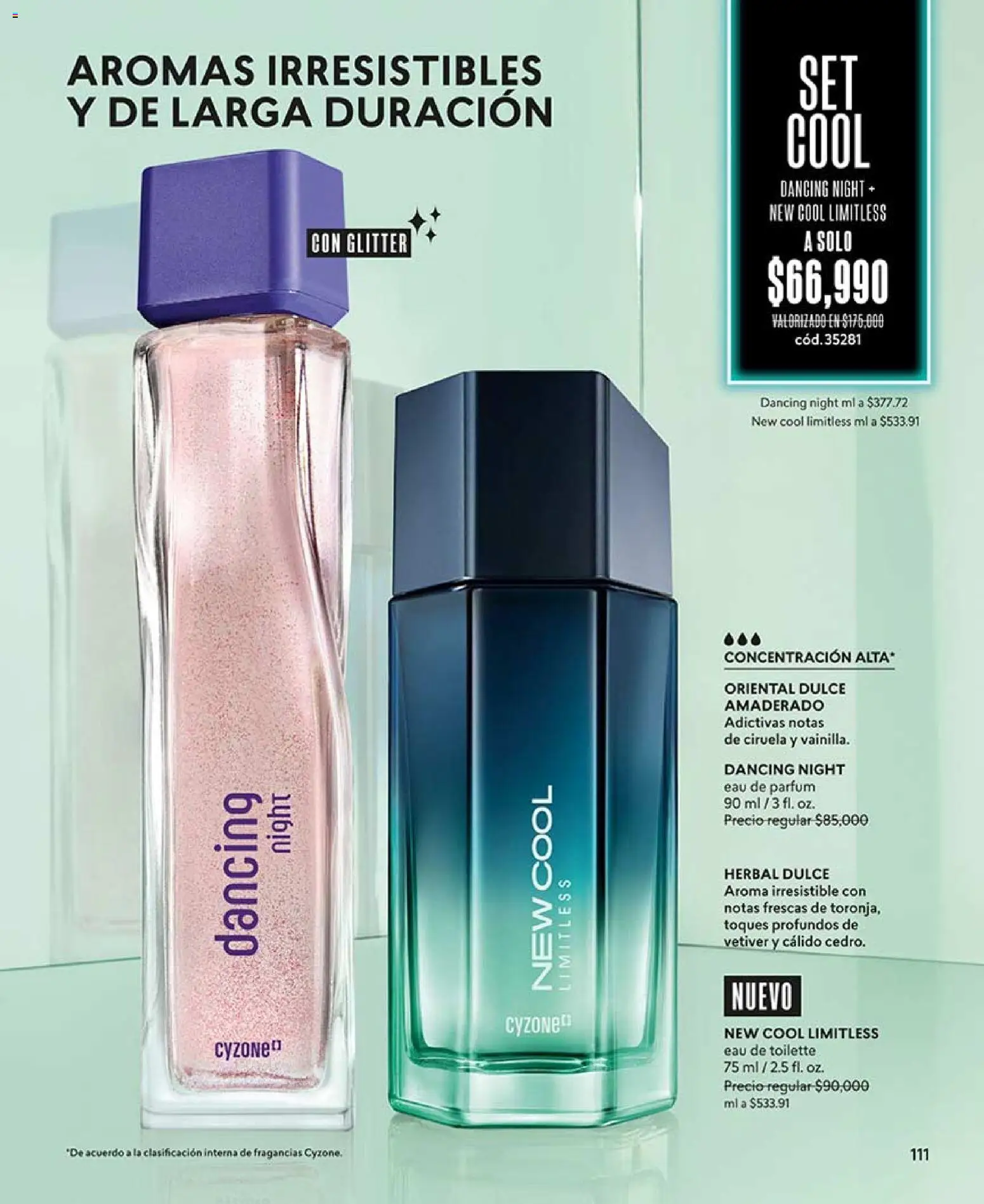 CyZone revista - valida desde el 03.04.2026 | Página: 111 | Productos: Glitter, Eau de toilette