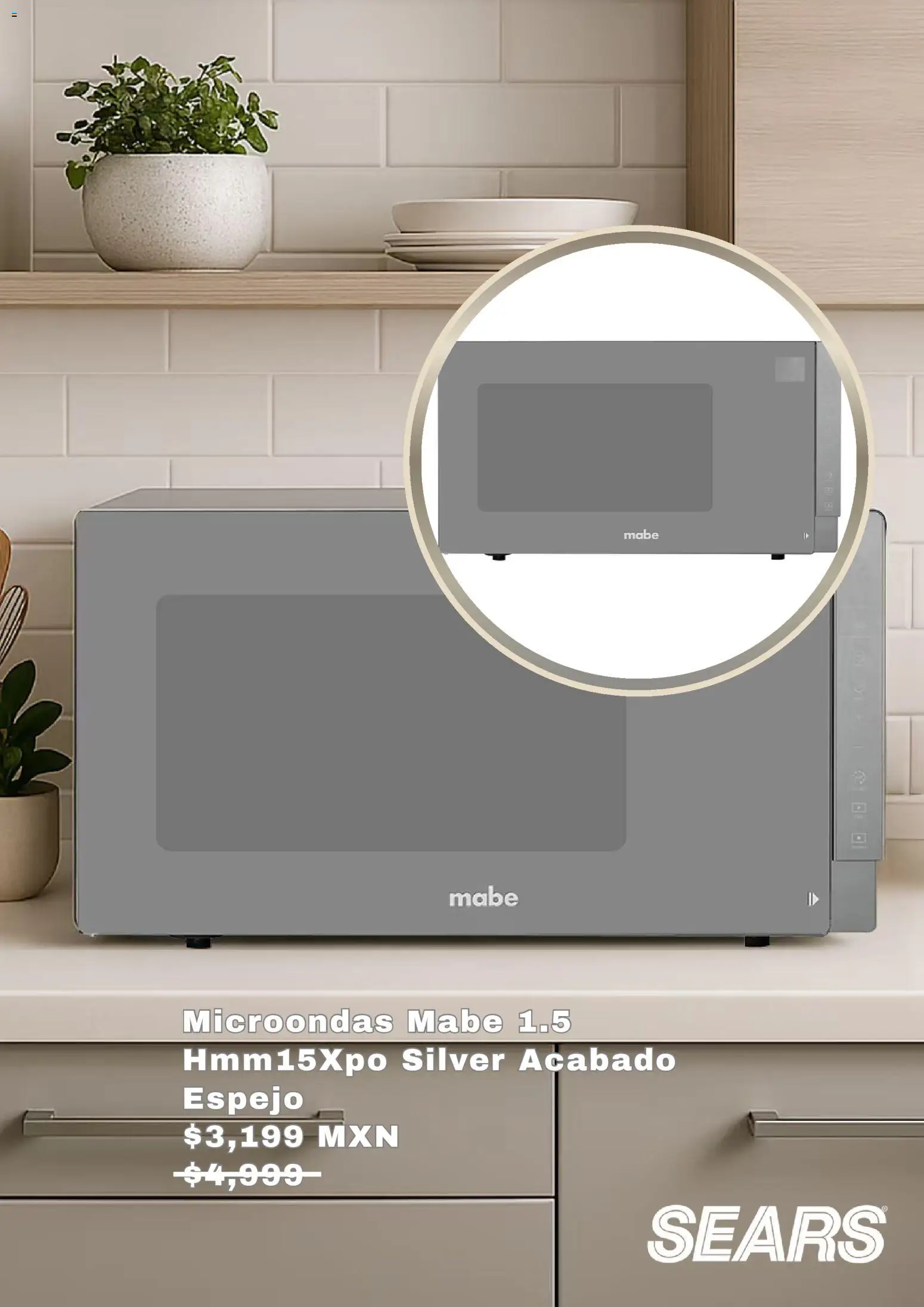 Nuevas ofertas de Sears válidas en toda la República Mexicana desde el 07.11.2025. ¡Encuentra las mejores ofertas en Sears Buen Fin! | Página: 2 | Productos: Microondas, Espejo