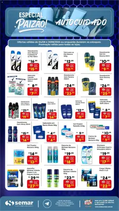 Semar Supermercado - Ofertas Especial Autocuidado - Pré-Visualização do folheto da loja Semar Supermercado, válido de 04.08.2025
