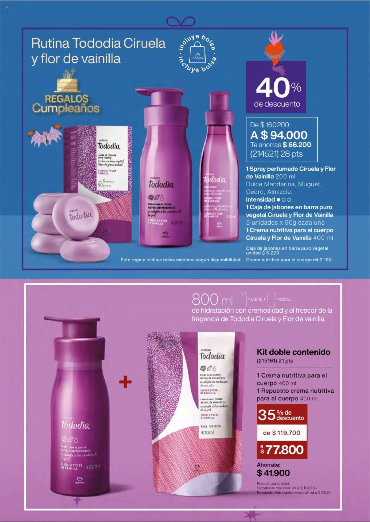 Natura revista - valida desde el 03.09.2025 | Página: 95 | Productos: Crema, Bolsa, Caja, Fragancia