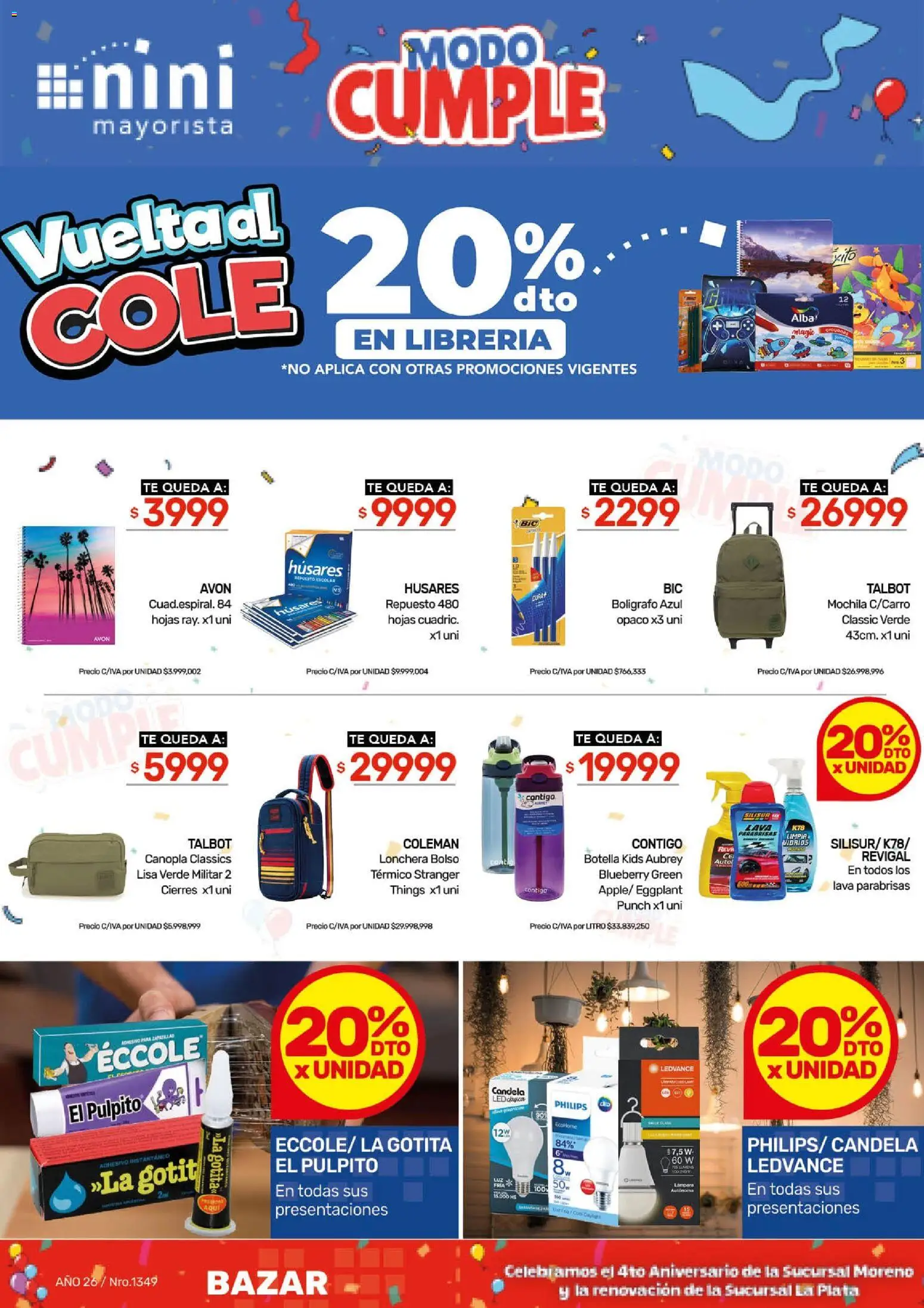 NINI Mayorista Ofertas │ válido desde el 02.03.2026 | Página: 34 | Productos: Botella, Bolso, Mochila, Té