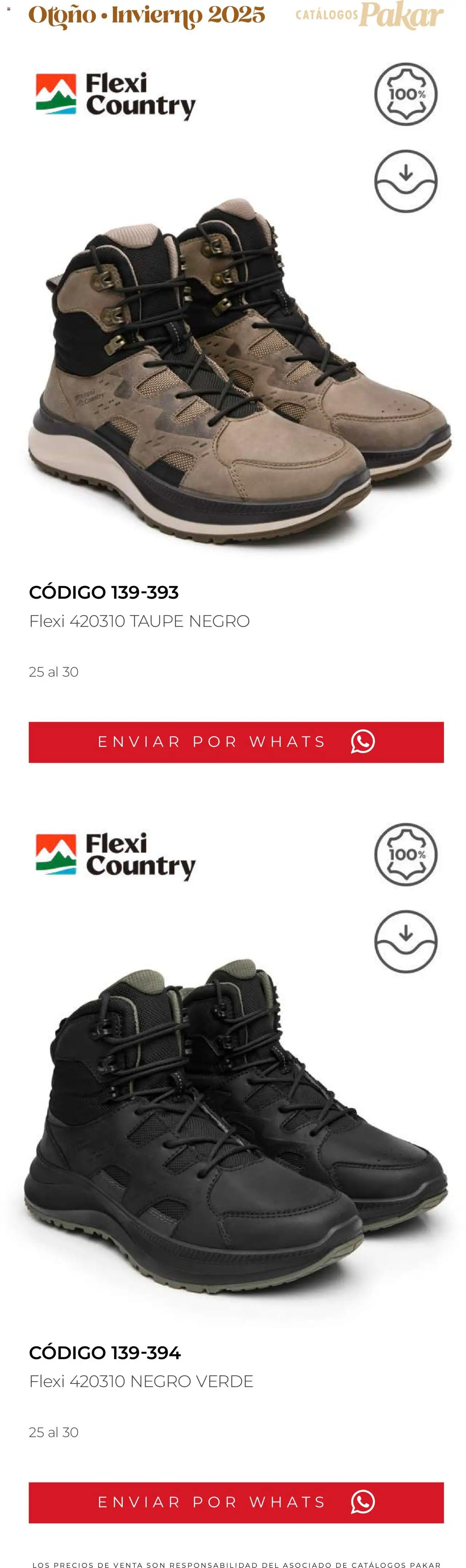 Nuevas ofertas de SC Pakar válidas en toda la República Mexicana desde el 10.10.2025. ¡Encuentra las mejores ofertas en SC Pakar - Catálogo Flexi otoño / invierno! | Página: 215