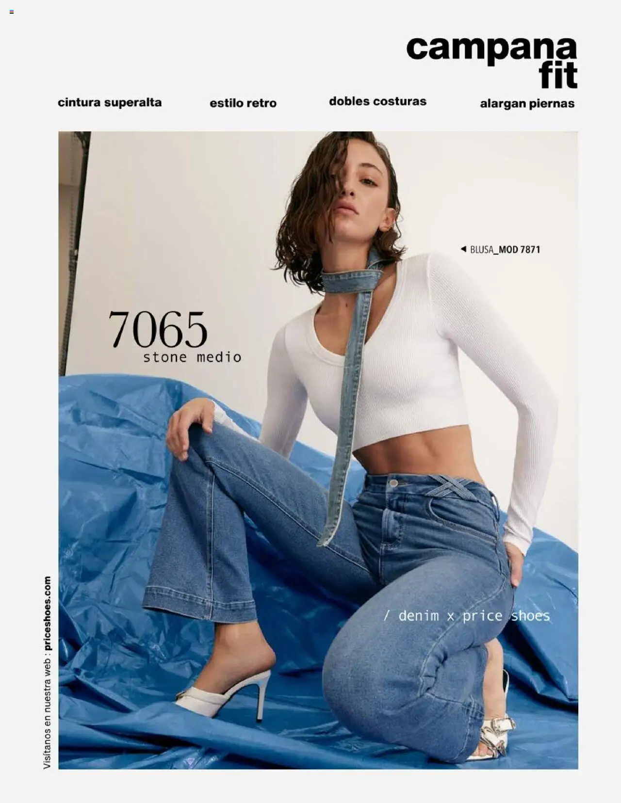 Nuevas ofertas de Price Shoes válidas en toda la República Mexicana desde el 11.02.2025. ¡Encuentra las mejores ofertas en Price Shoes catálogo Jeans Pri-Ver! | Página: 27 | Productos: Campana