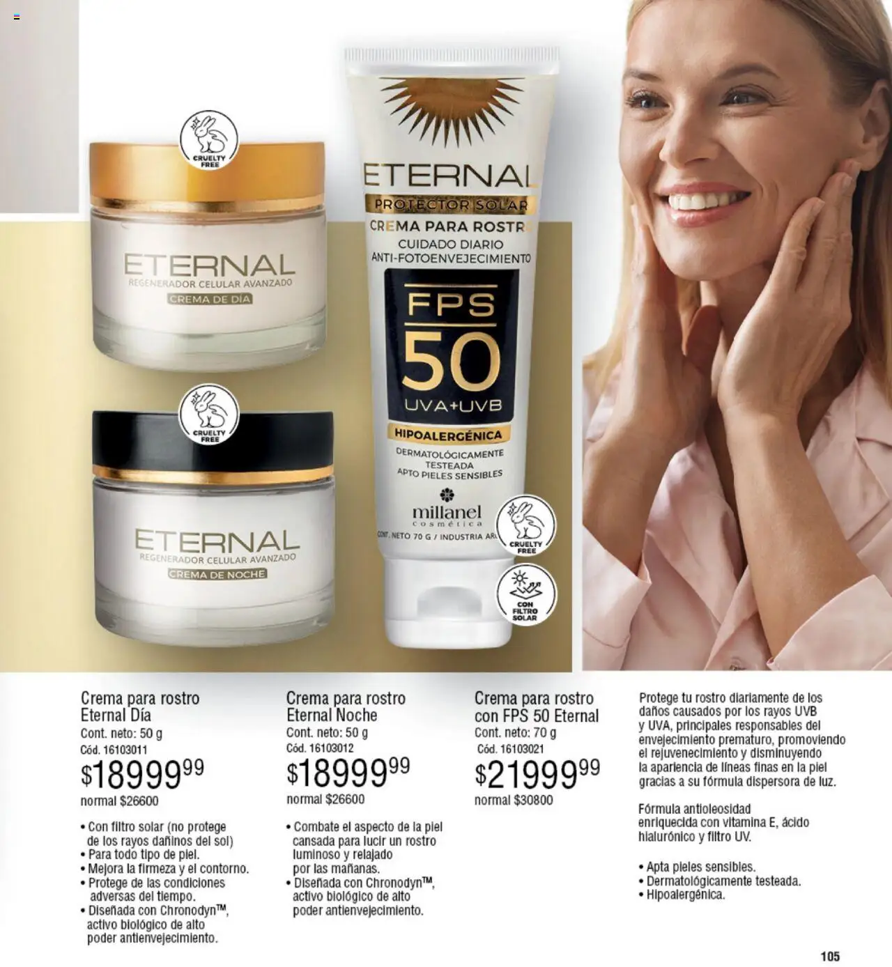 Millanel catálogo │ válido desde el 18.08.2025 | Página: 105 | Productos: Protector solar, Crema