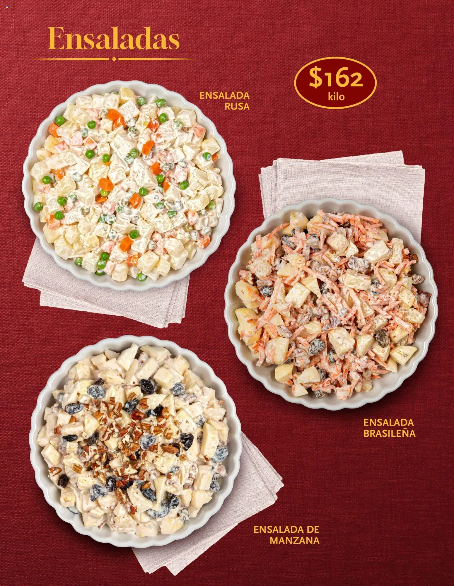 Nuevas ofertas de Soriana válidas en toda la República Mexicana desde el 05.12.2025. ¡Encuentra las mejores ofertas en Soriana - Cenas Navideñas Mercado Nacional! | Página: 4 | Productos: Manzana, Ensalada