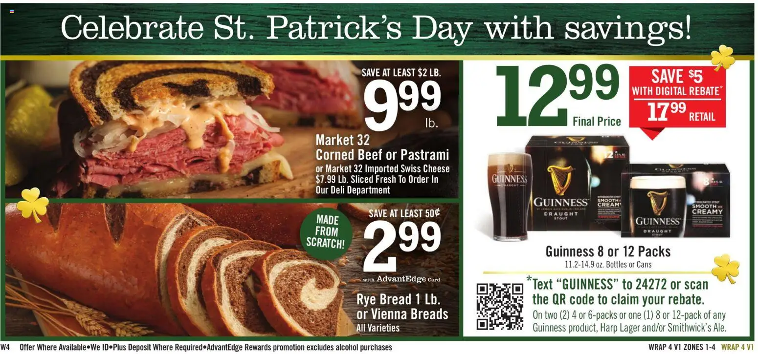 Price Chopper Weekly Ad - valid from 08.03.2026 | Page: 16 | Products: Cheese, Bread, Beef