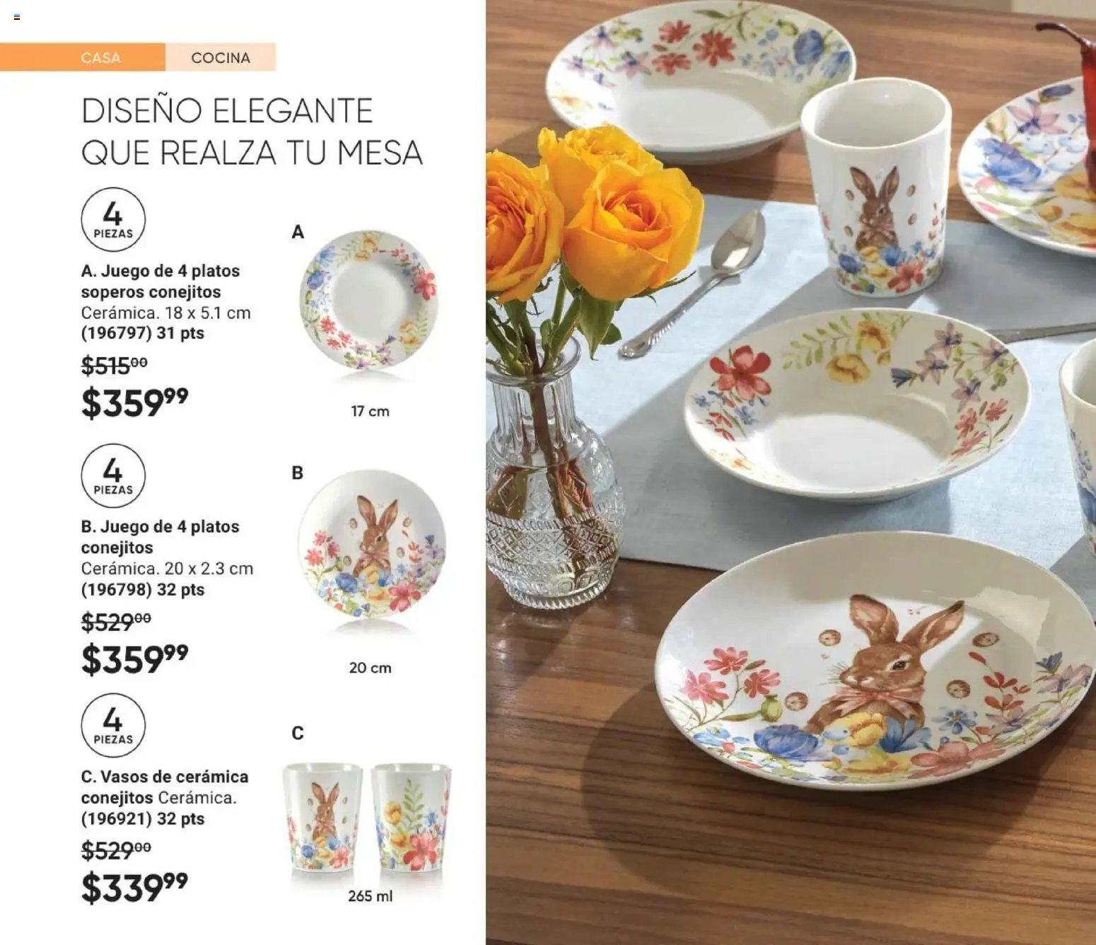 Nuevas ofertas de AVON válidas en toda la República Mexicana desde el 28.11.2025. ¡Encuentra las mejores ofertas en AVON Casa & Estilo 18 2025! | Página: 72 | Productos: Juego, Cocina, Mesa, Vasos