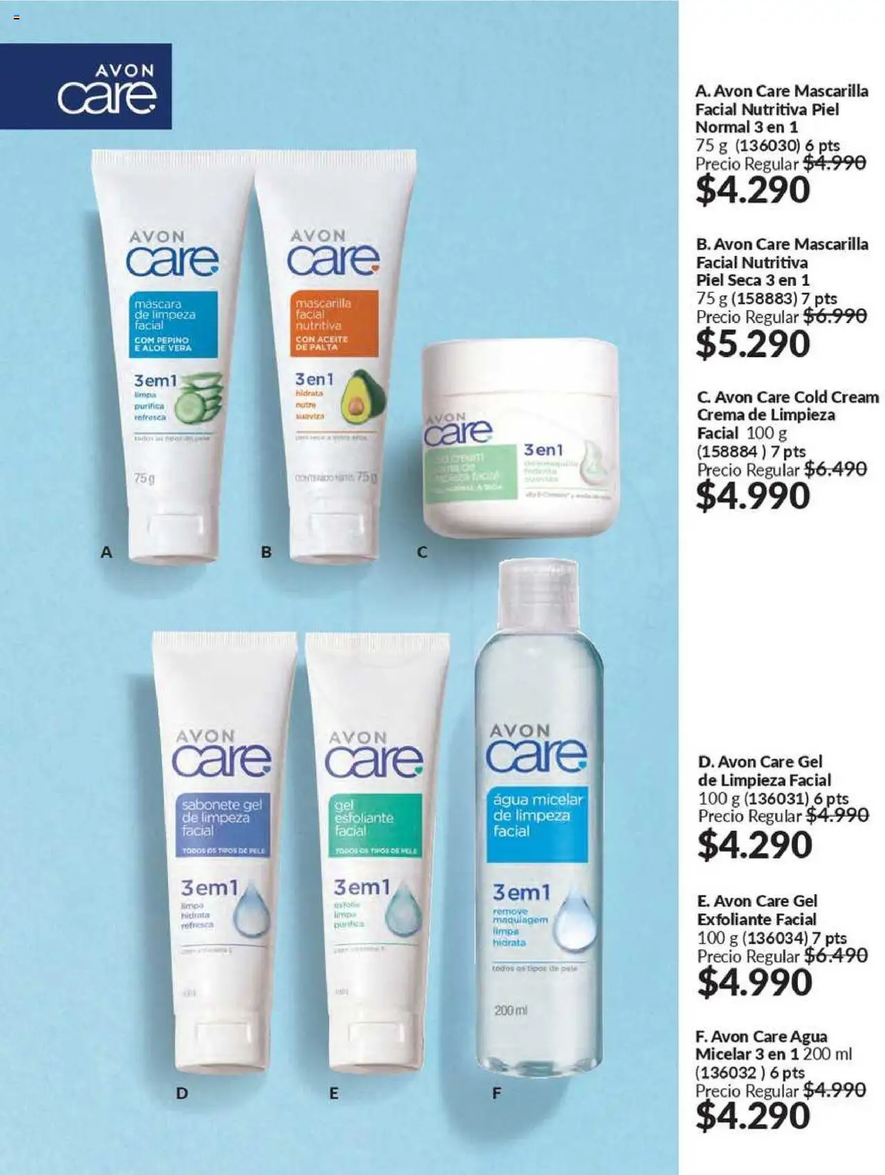 Catálogo Avon Campaña 10 │ válido desde el 03.06.2025 | Página: 93 | Productos: Exfoliante facial, Mascarilla, Aceite, Crema de limpieza
