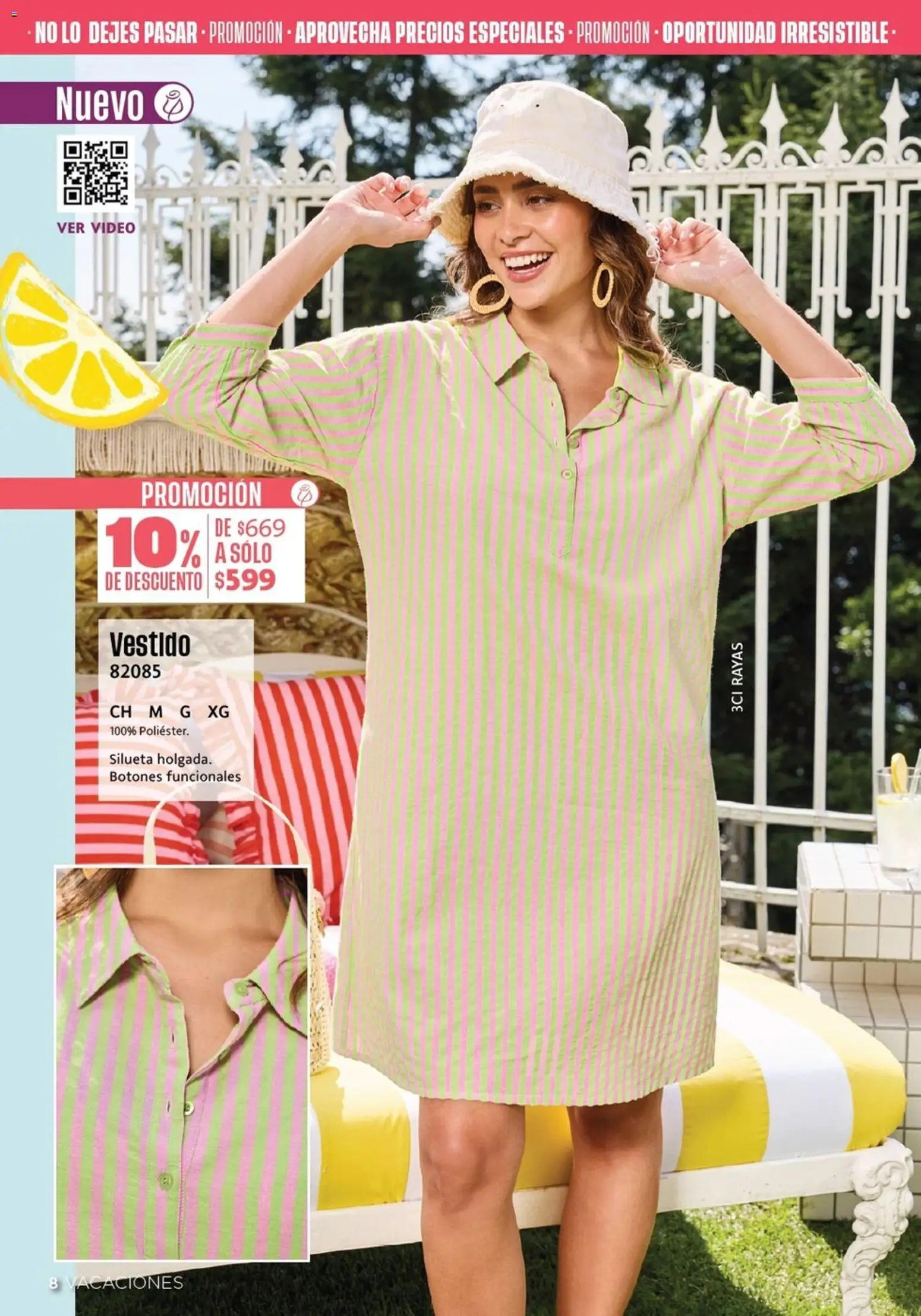 Nuevas ofertas de Ilusión válidas en toda la República Mexicana desde el 01.03.2026. ¡Encuentra las mejores ofertas en Ilusión catálogo Primavera! | Página: 10 | Productos: Vestido, Video