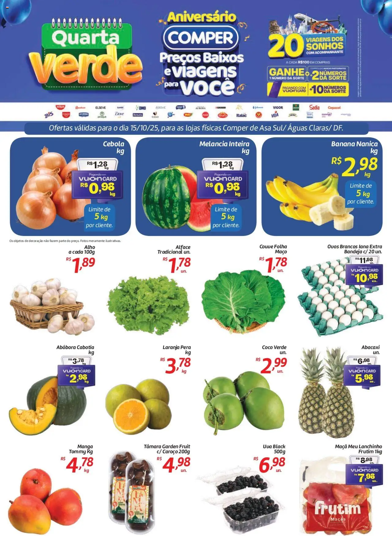 Comper Folheto - válido de 15.10.2025 | Página: 1 | Produtos: Abóbora, Maçãs, Alface, Couve