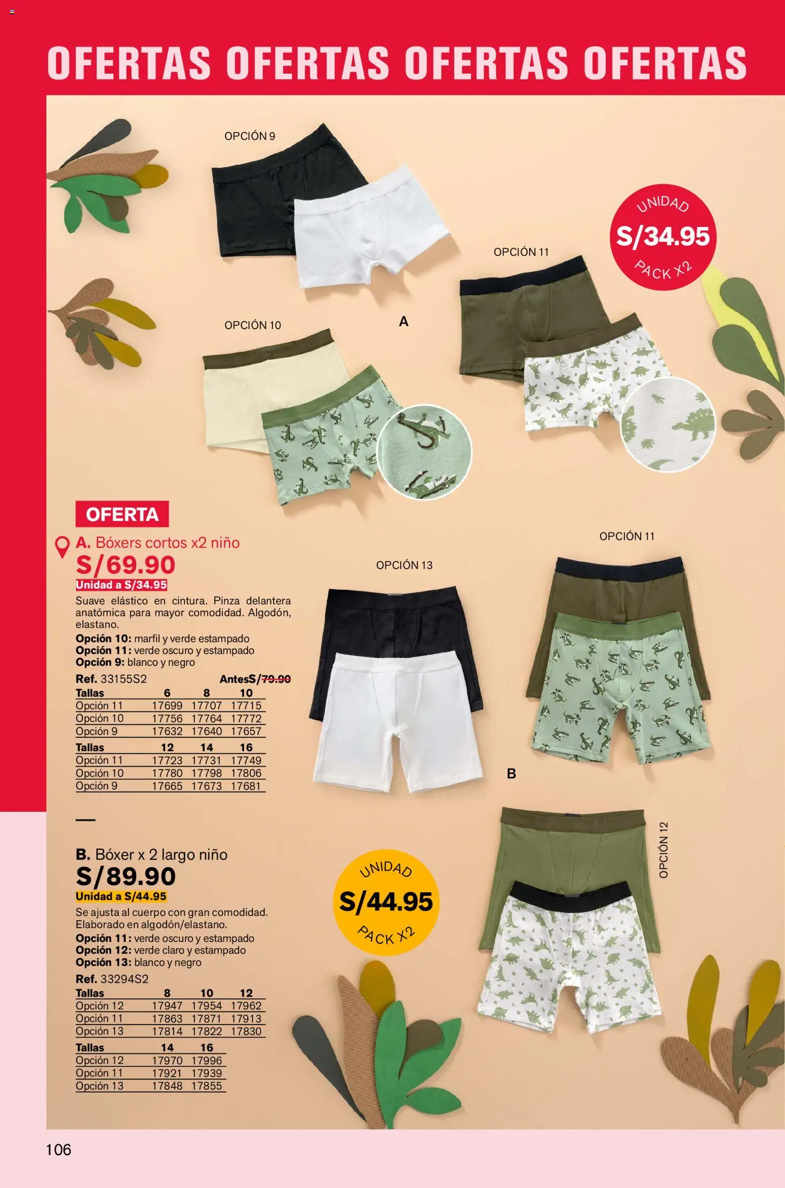 Catálogo Leonisa válido desde 16.01.2026 | Página: 106 | Productos: Boxers