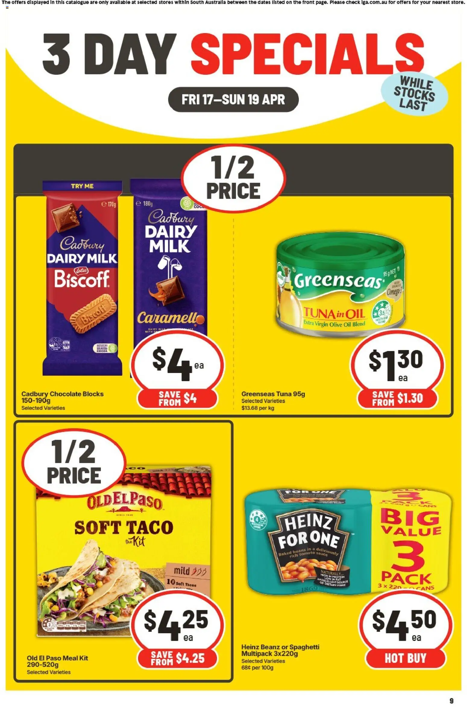 IGA catalogue - valid from 17.04.2026 | Page: 2 | Products: Cocoa, Milk, Oil, Chocolate