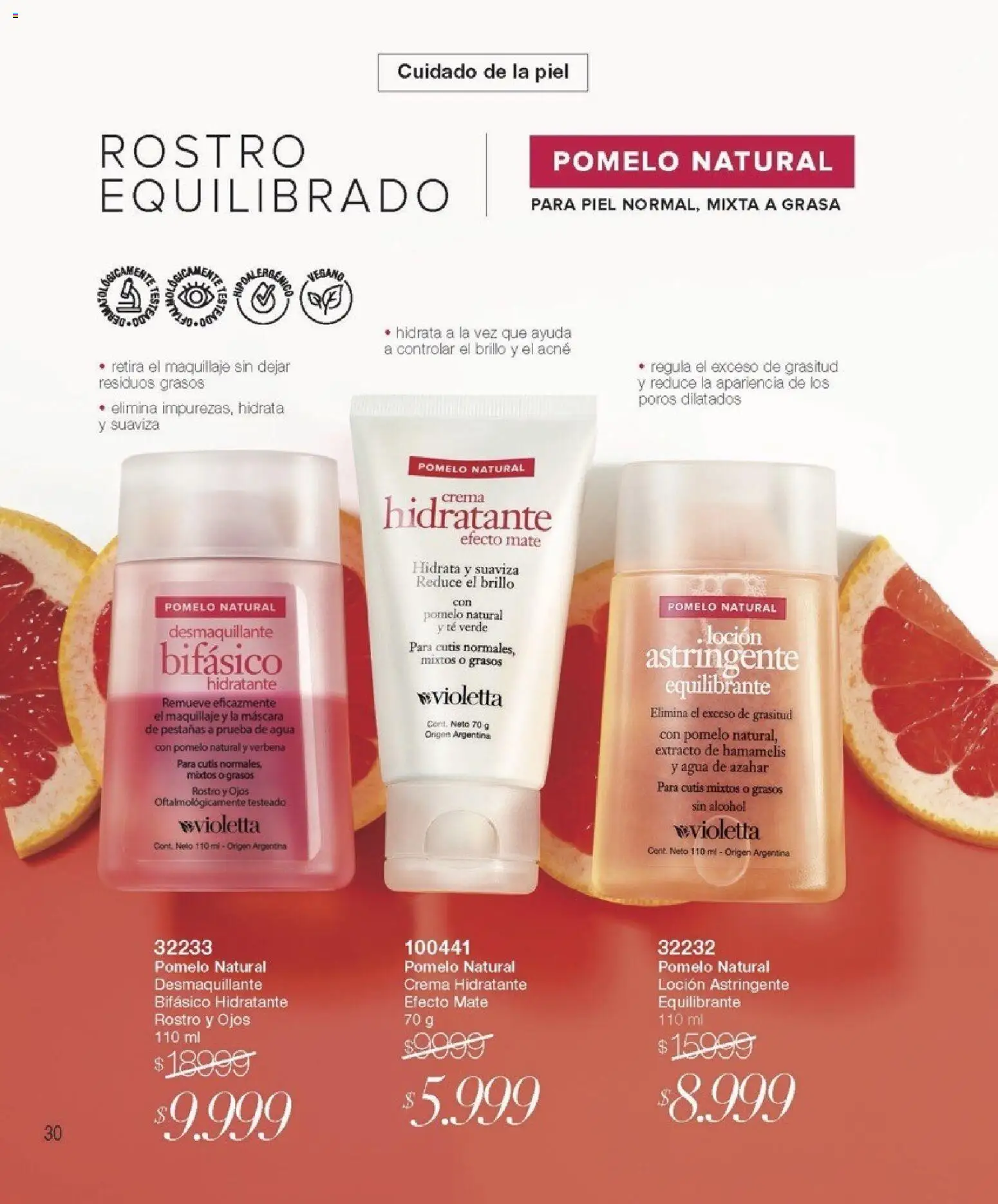 Violetta catálogo │ válido desde el 01.01.2026 | Página: 30 | Productos: Mate, Máscara, Desmaquillante, Crema