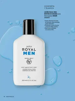 Nuevas ofertas de JAFRA válidas en toda la República Mexicana desde el 01.05.2025. ¡Encuentra las mejores ofertas en LOCIÓN FACIAL PARA DESPUÉS DE AFEITAR 200 ML, Ayuda a disminuir los brotes por rasurado, vellos enterrados y poros obstruidos. Disminuye el exceso de grasa y remueve células muertas. Deja la cara confortada y con menos brillo.! | Página: 28