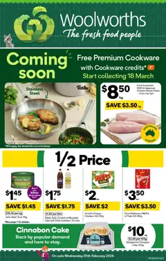 Preview of Weekly catalogue Woolworths FNQ 25/02 - valid from 25.02.2026