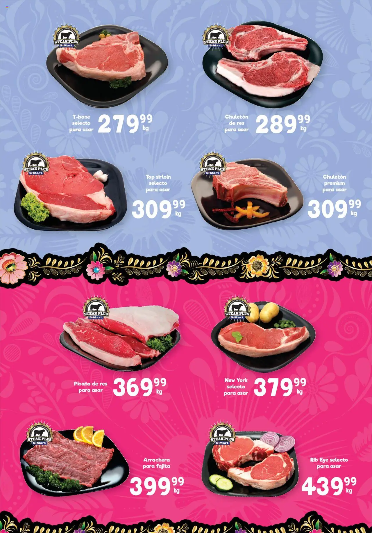Nuevas ofertas de S-Mart válidas en toda la República Mexicana desde el 12.09.2025. ¡Encuentra las mejores ofertas en S-Mart - Folleto de Feria - Matamoros! | Página: 3 | Productos: Res, Top