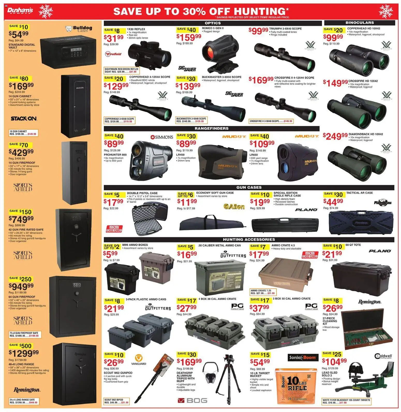 Dunham's Sports Weekly Ad - valid from 06.12.2025 | Page: 13 | Products: Safe, Rangefinder, Case, Weight