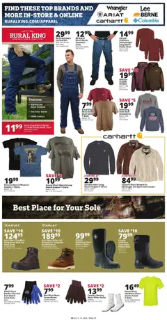 Preview of Rural King weekly ads valid from 02.10.2025 | Page: 4 | Products: Workwear, Sweater, Socks, Gloves