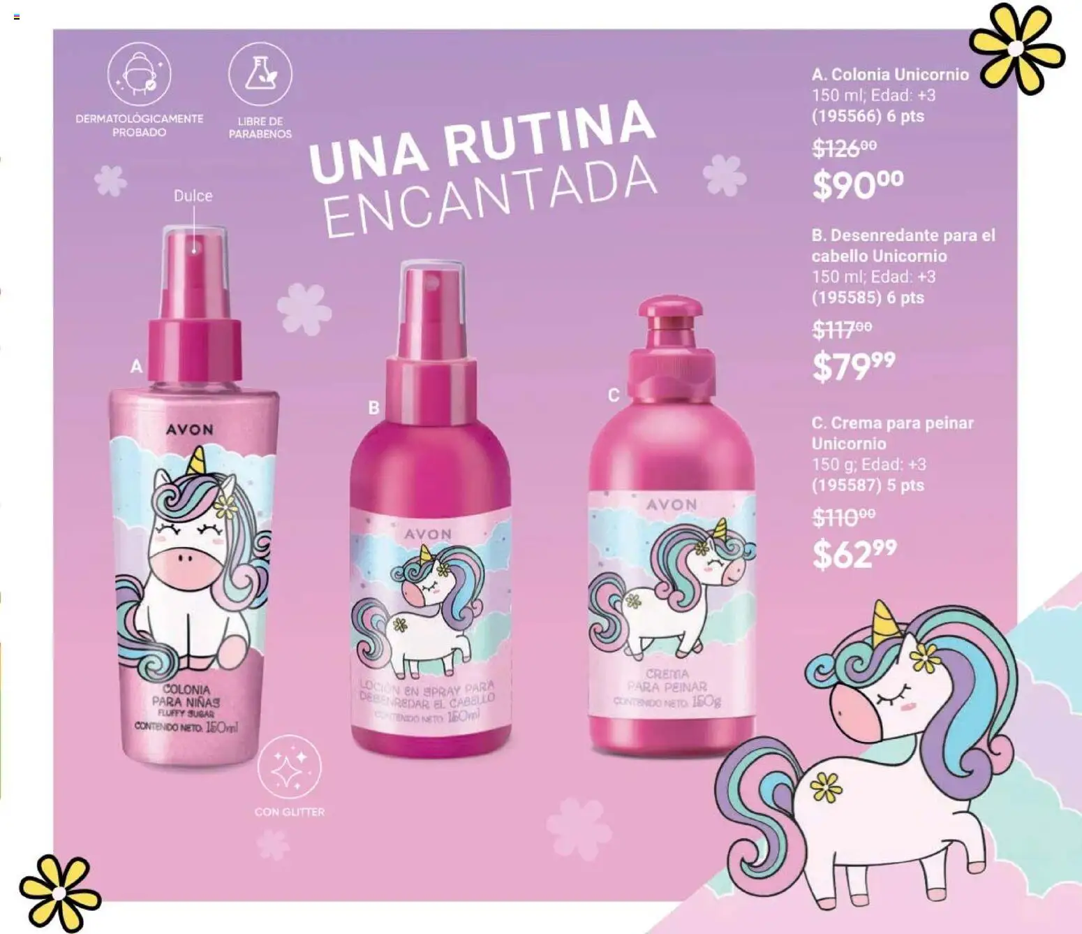 Nuevas ofertas de AVON válidas en toda la República Mexicana desde el 08.05.2026. ¡Encuentra las mejores ofertas en AVON Casa & Estilo 8 2026! | Página: 155 | Productos: Crema, Glitter, Loción