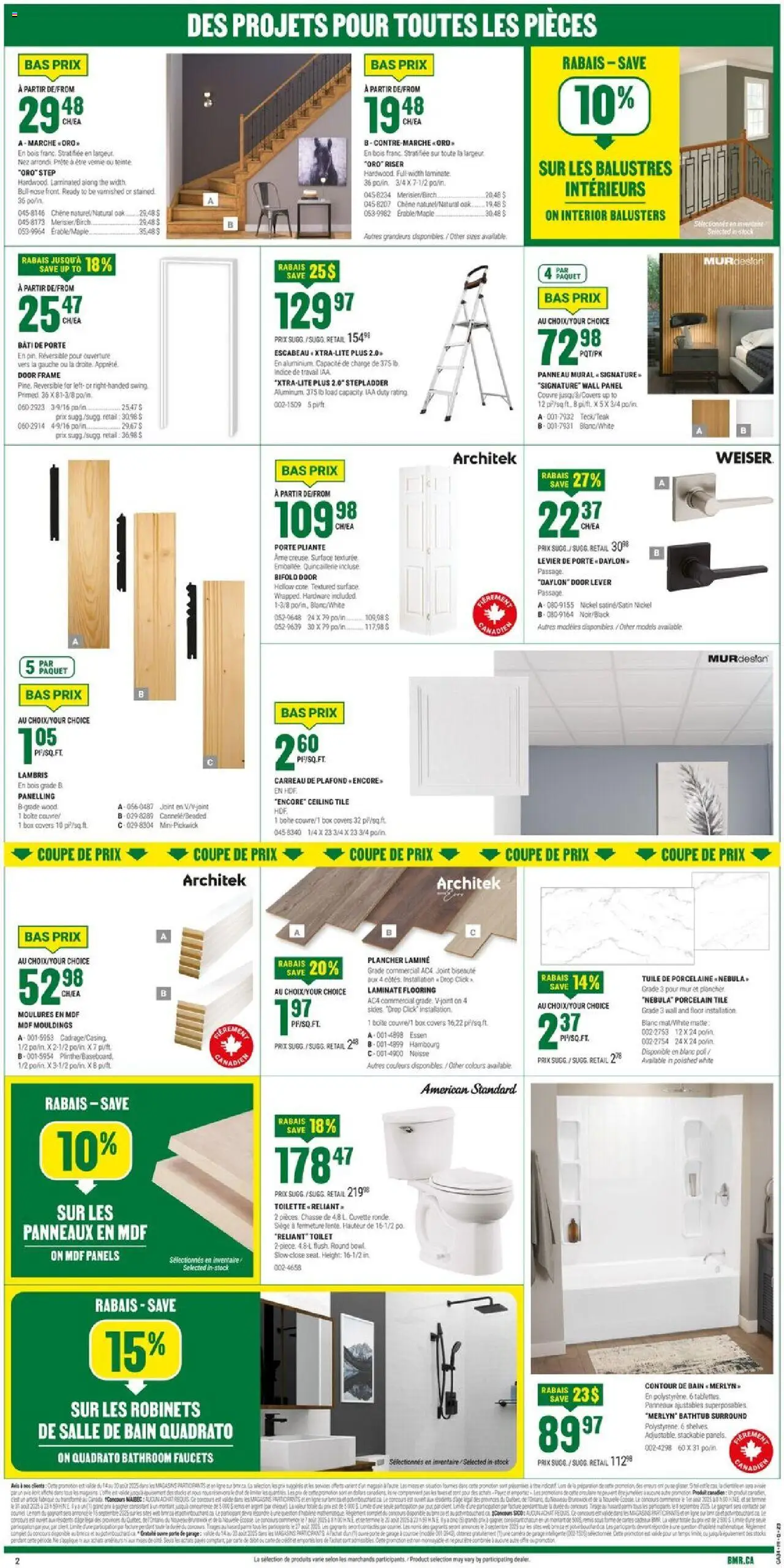BMR flyer valid from 14.08.2025 | Page: 3 | Products: Box, Toilette