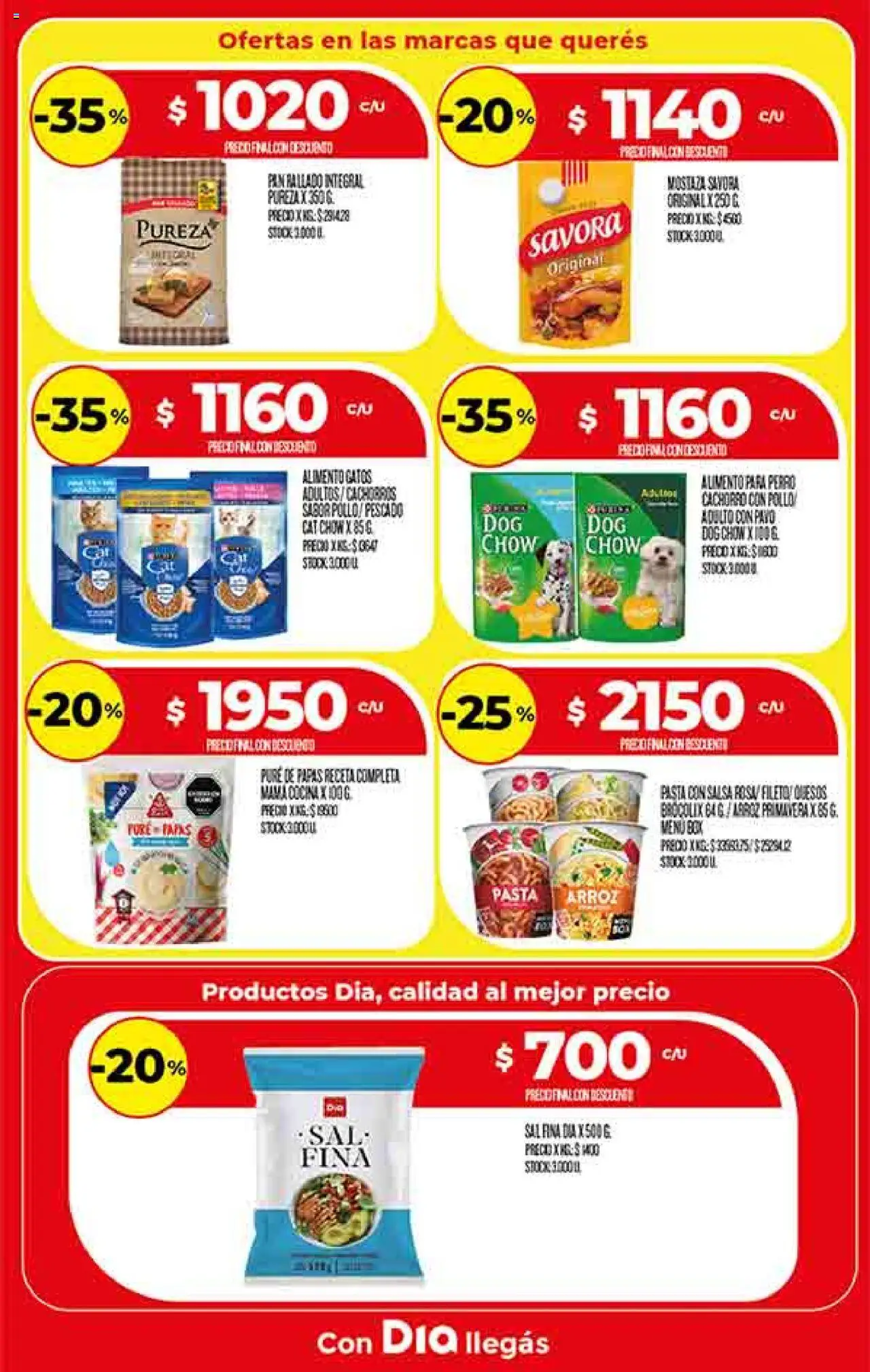 Supermercado DIA Ofertas │ válido desde el 20.08.2025 | Página: 15 | Productos: Pollo, Sal, Arroz, Pasta
