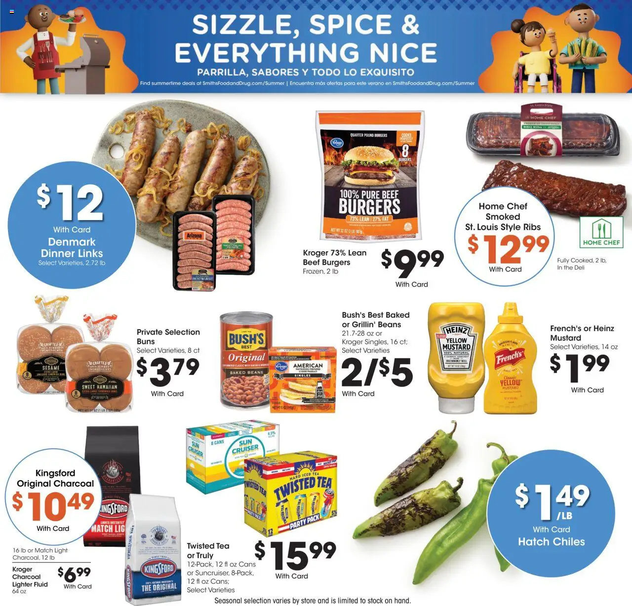 Smith's Weekly Ad - valid from 20.08.2025 | Page: 6 | Products: Pan, Tea, Beef, Lighter