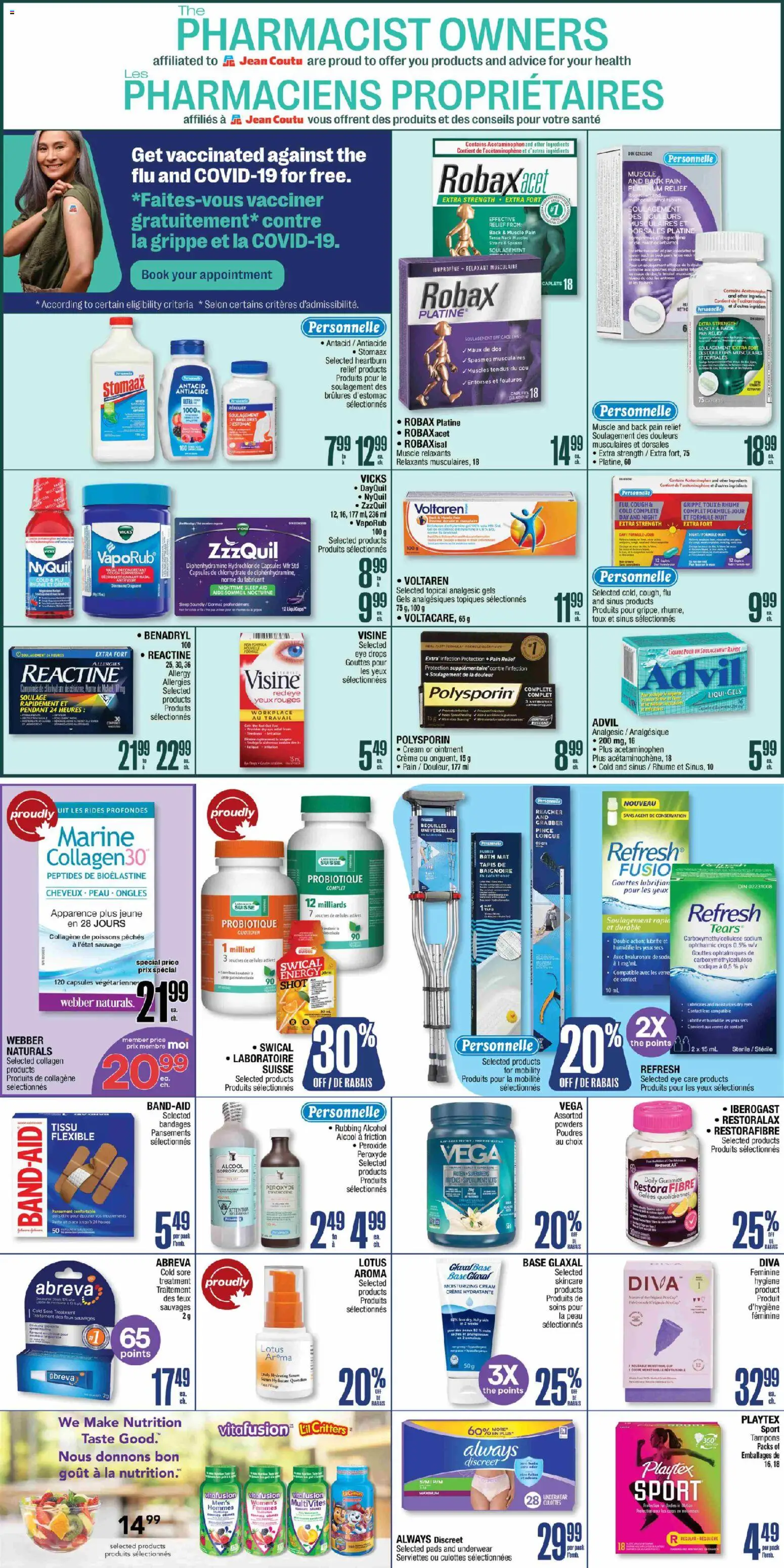 Jean Coutu flyer valid from 13.11.2025 | Page: 4 | Products: Cream, Bath, Underwear