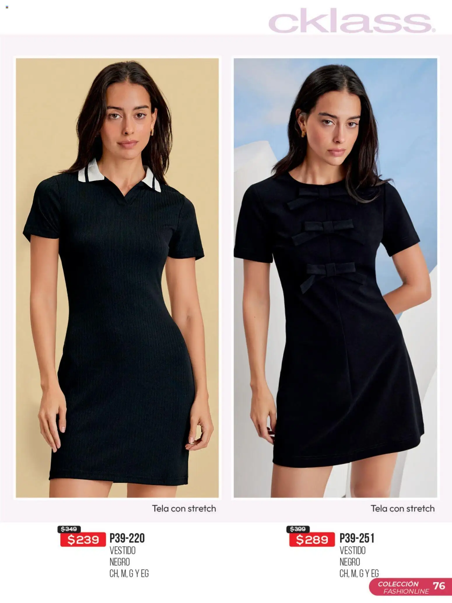 Nuevas ofertas de Cklass válidas en toda la República Mexicana desde el 13.04.2026. ¡Encuentra las mejores ofertas en Cklass catálogo Promo semanal! | Página: 77 | Productos: Vestido