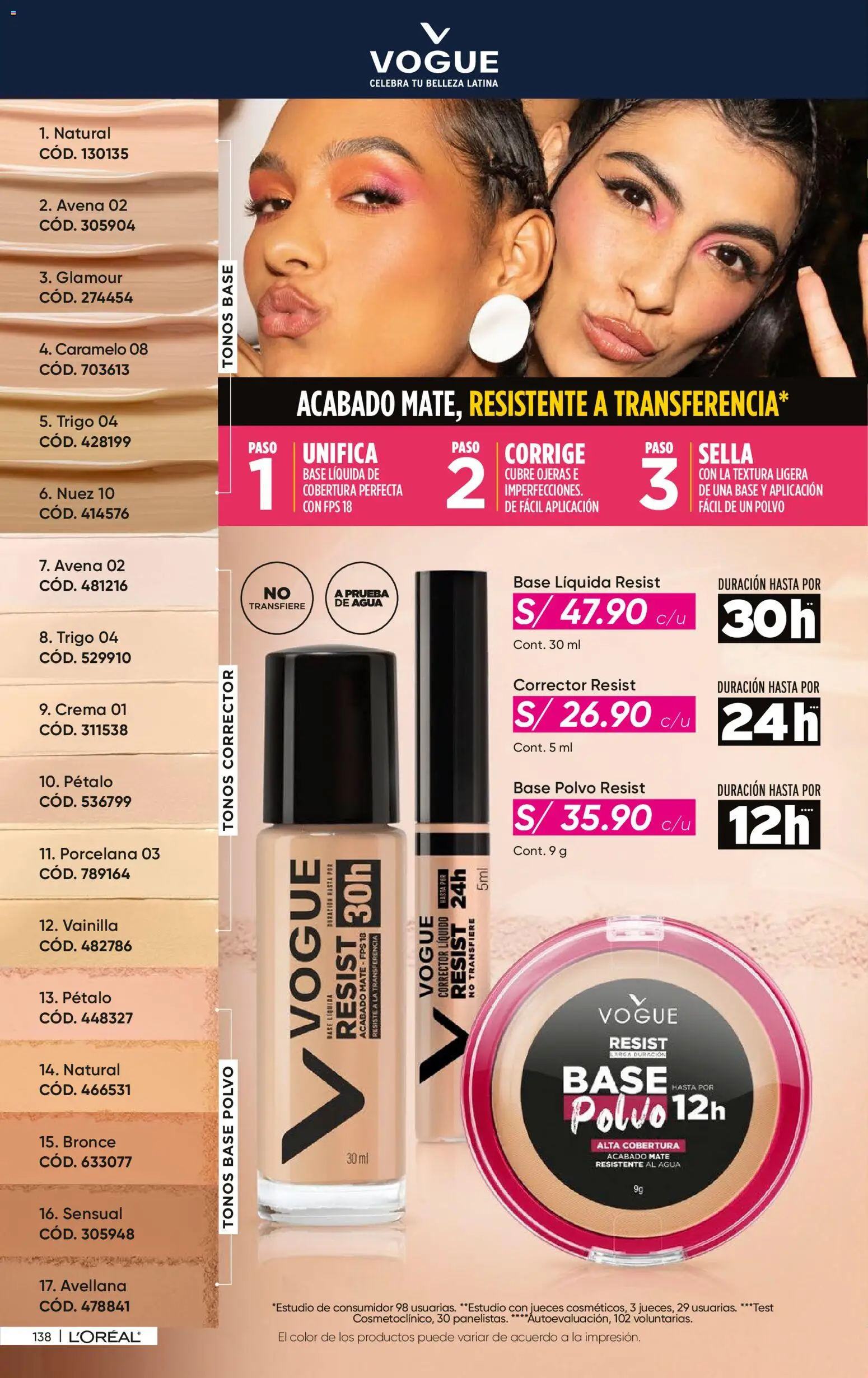 Catálogo Azzorti válido desde 07.01.2026 | Página: 141 | Productos: Crema, Avena, Corrector, Polvo