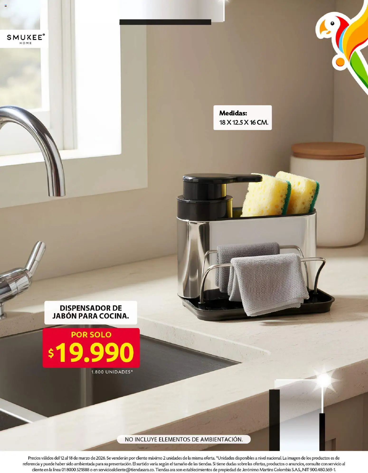 Ara revista - valida desde el 12.03.2026 | Página: 12 | Productos: Sobre, Jabón, Dispensador