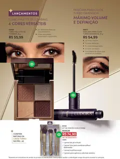 Eudora - Revista 04/2026 - Pré-Visualização do folheto da loja Eudora, válido de 19.02.2026 | Página: 58 | Produtos: Pó, Blush, Delineador, Multifuncional