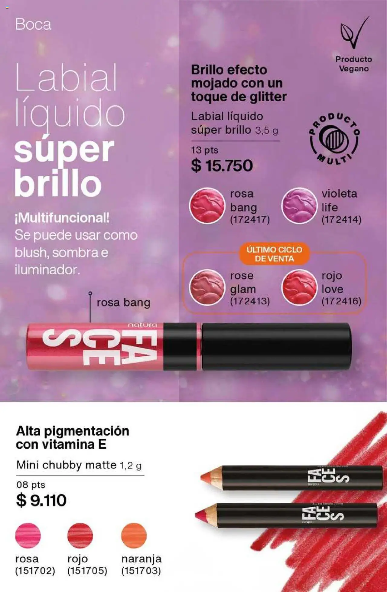 Catálogo Natura Ciclo 6 │ válido desde el 03.04.2025 | Página: 127 | Productos: Sombra, Brillo, Glitter