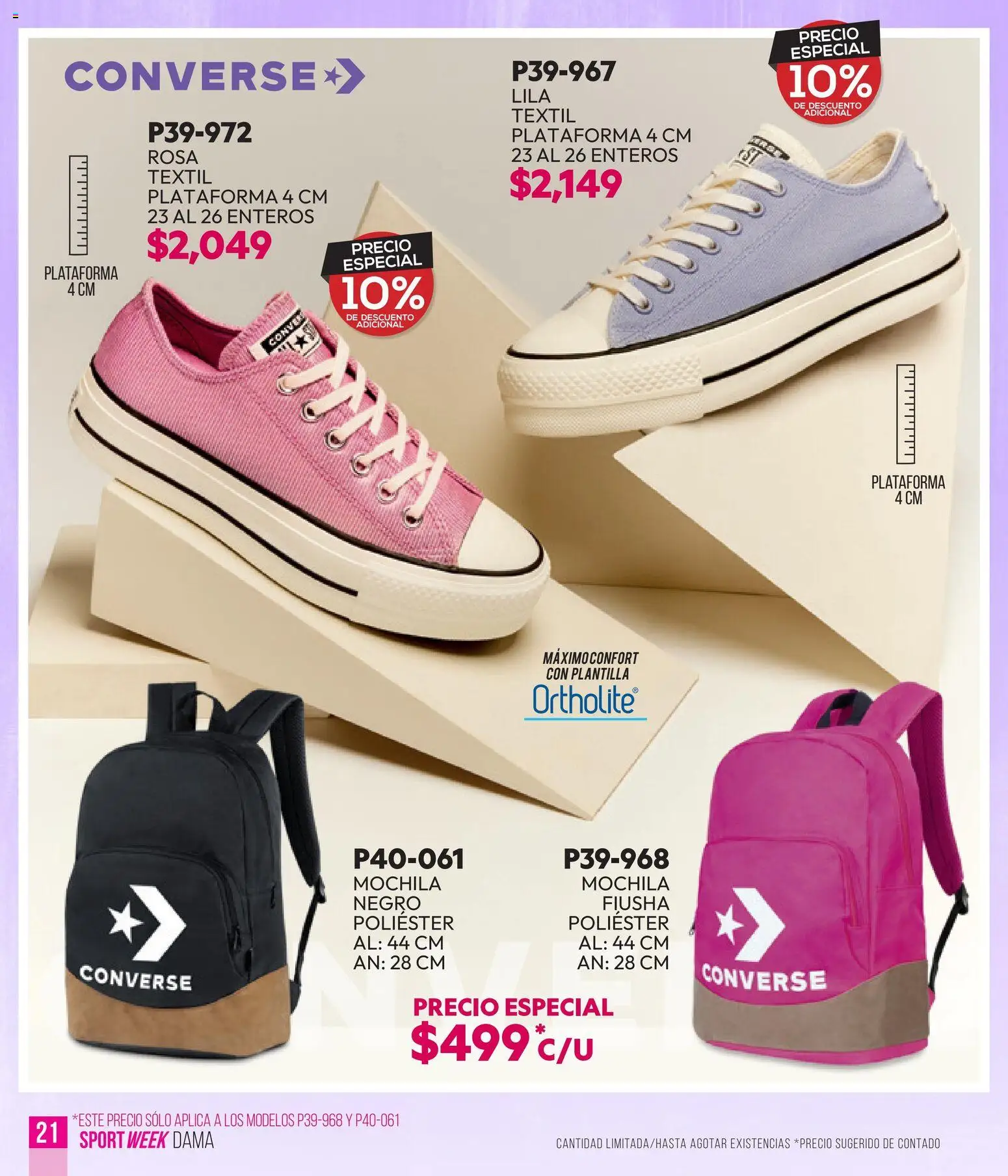 Nuevas ofertas de Cklass válidas en toda la República Mexicana desde el 28.04.2026. ¡Encuentra las mejores ofertas en Cklass catálogo Sportweek! | Página: 22 | Productos: Mochila