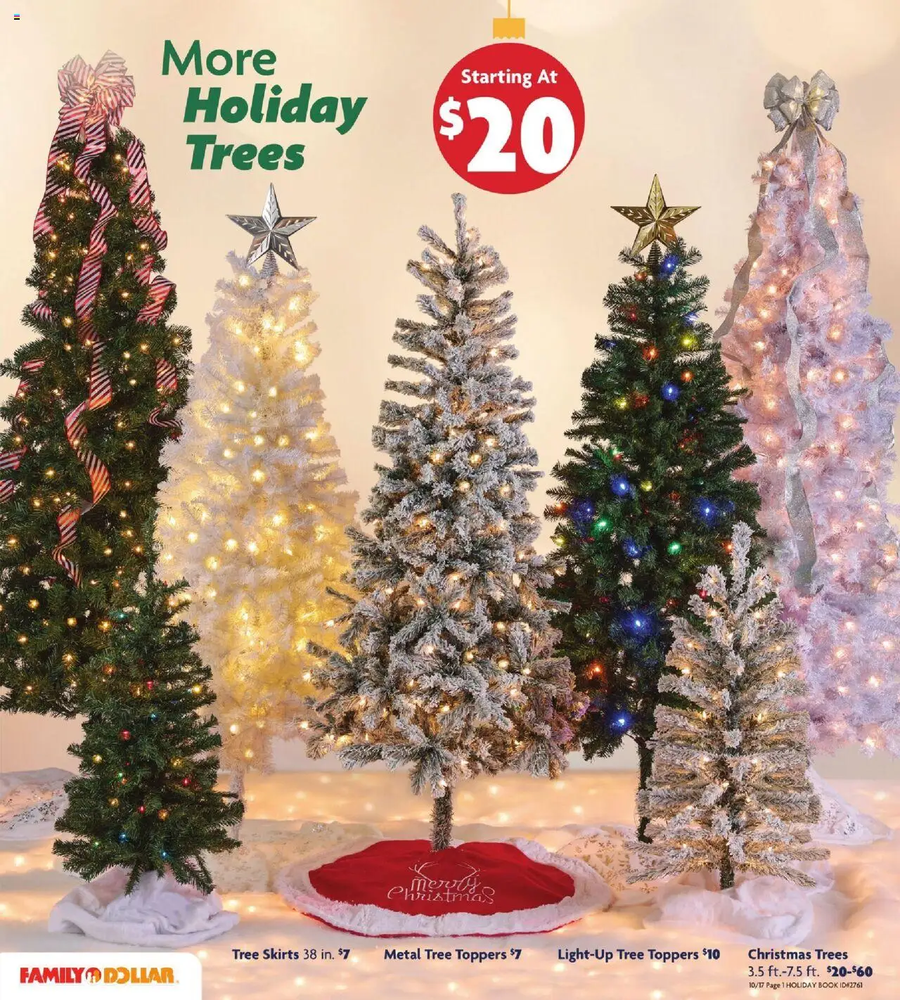 Family Dollar Holiday Book - valid from 17.10.2025 | Page: 7 | Products: Skirts, Toppers